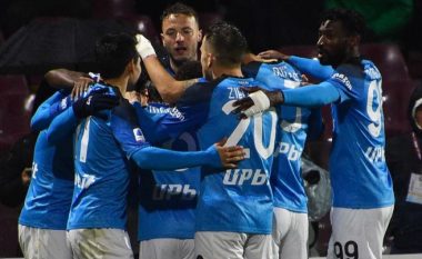 Napoli fiton pa vështirësi te Salernitana dhe vazhdon rrugën drejt titullit