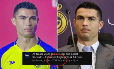 Një ‘YouTuber’ ka mashtruar të gjithë me golin e parë të Ronaldos për Al Nassr, video e publikuar ka 17 milionë shikime në 24 orë