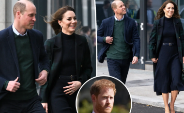 Princi William dhe Kate Middleton shfaqen të buzëqeshur në daljen e tyre të parë publike që pas librit bombastik të Princit Harry