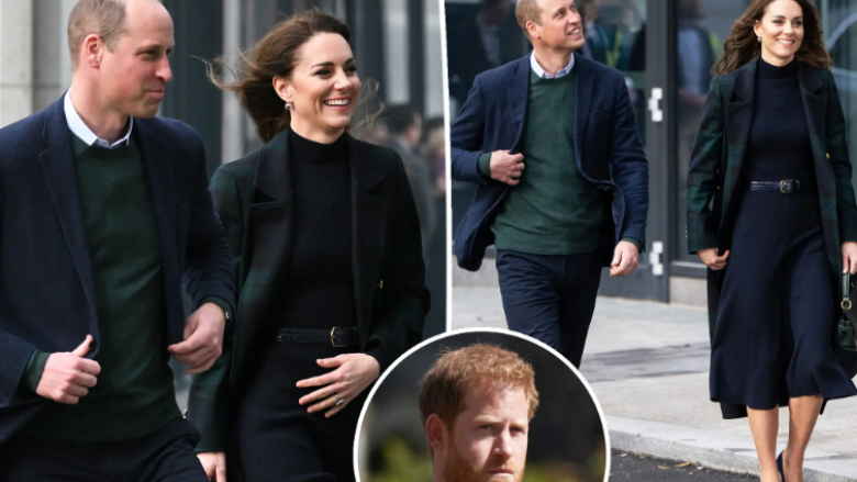 Princi William dhe Kate Middleton shfaqen të buzëqeshur në daljen e tyre të parë publike që pas librit bombastik të Princit Harry