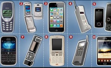 Dhjetë telefonat celularë ikonë, tanimë ‘pjesë e historisë’ – cilin prej tyre e keni pasur ju?