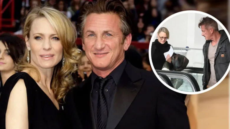 Sean Penn fotografohet me ish-gruan Robin Wright për herë të parë që nga ndarja në vitin 2010