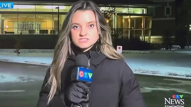 Momenti kur një gazetare kanadeze përballet me “urgjencë mjekësore” në një transmetim të drejtpërdrejtë – duke i thënë prezantueses se “nuk ndihet mirë”
