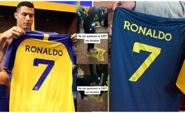 E vërteta për tifozët që shkelën fanellën e Cristiano Ronaldos në Arabinë Saudite