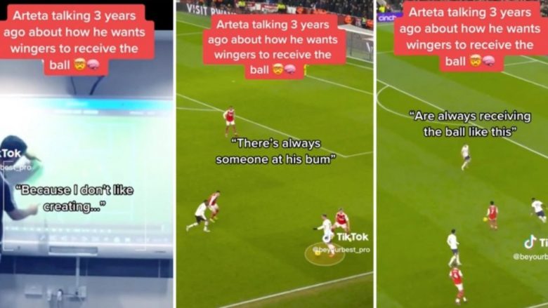 Analiza e Mikel Artetas përmes një videoje tregon më së miri dallimin mes Arsenalit dhe Manchester United
