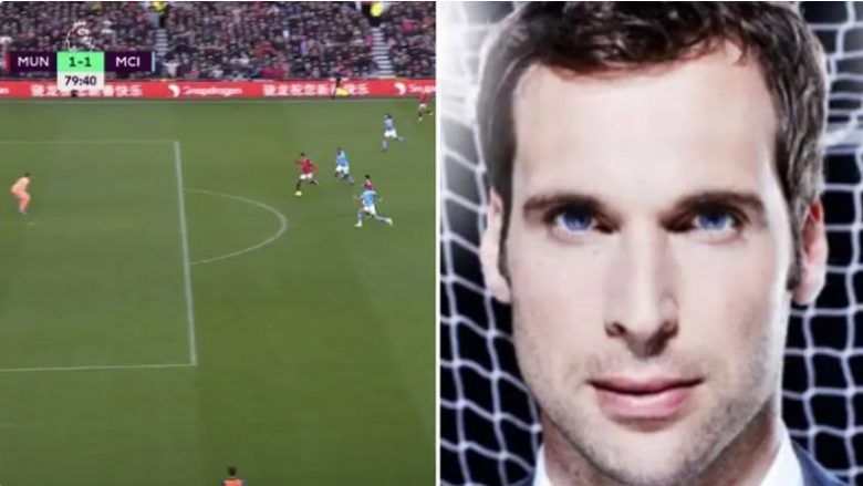 Petr Cech bëhet viral me një postim pas golit të diskutueshëm të Bruno Fernandes kundër Man Cityt