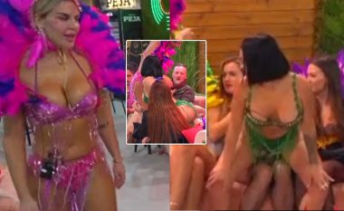 Vajzat e Big Brother VIP Albania argëtojnë banorët të veshura me kostume braziliane dhe vallëzime provokuese