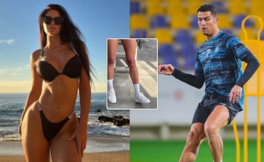 Tifozja më e ‘nxehtë’ e Kupës së Botës, Ivana Knoll nxjerr në pah fizikun joshëse teksa krahason muskujt e saj me ato të Cristiano Ronaldos