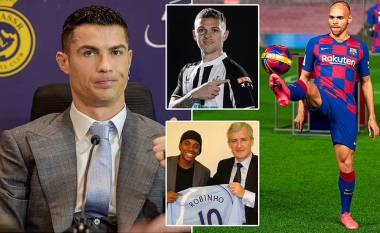 Rikujtohen gafat e lojtarëve në prezantimin te klubet e reja – pas asaj të Ronaldos te Al Nassr