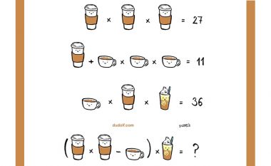 Sa kushtojnë këto kafe? Një enigmë matematikore që ngatërroi edhe njerëzit më të mençur
