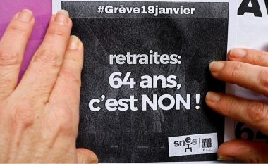 Francezët kundërshtojnë rritjen e moshës së pensionimit, planifikojnë mbajtjen e grevave dhe protestave