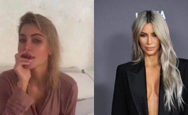 Vetëm “dy fije”: Kim Kardashian tregon për herë të parë flokët e saj të vërtetë!