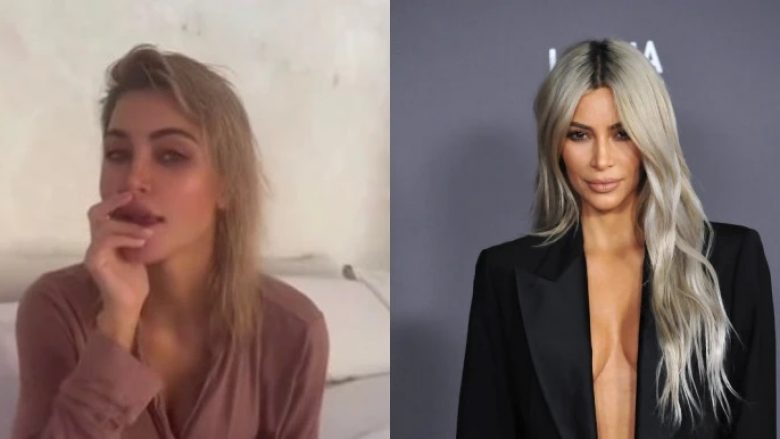 Vetëm “dy fije”: Kim Kardashian tregon për herë të parë flokët e saj të vërtetë!