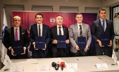 Pesë Komitete Olimpike, Kosova, Shqipëria, Franca, Maqedonia e Veriut dhe Mali i Zi, nënshkruajnë memorandum bashkëpunimi në Prishtinë