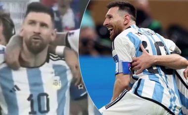 Publikohen pamjet e dedikimit emocional të Messit në çastet para penalltisë që e konfirmoi Argjentinën kampion bote