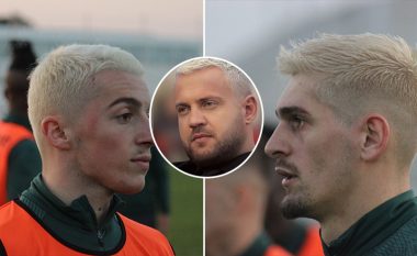 Inspiruar nga Luiz Ejlli, lojtarët e FC Dritës i lyejnë flokët në të bardha - tifozët i 'ngacmojnë' në komente