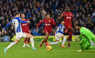 Brighton 3-0 Liverpool, notat e lojtarëve