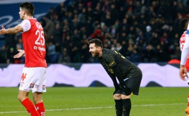 Notat e lojtarëve: PSG 1-1 Reims, zhgënjejnë Verratti e Messi