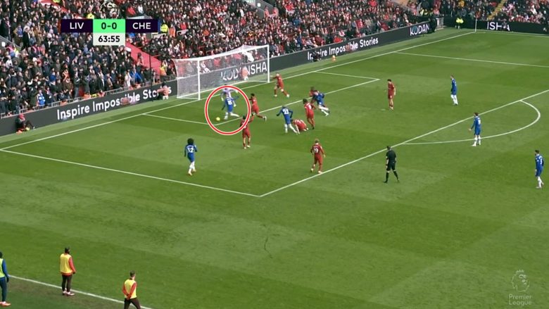 Pak minuta nga debutimi te Chelsea, Mykhailo Mudryk ‘vallëzon’ në zonën e Liverpoolit