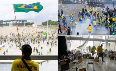 Detaje dhe pamje të tjera të sulmit nga mbështetësit e ish-presidentit Bolsonaro në tri ndërtesat shtetërore të Brazilit