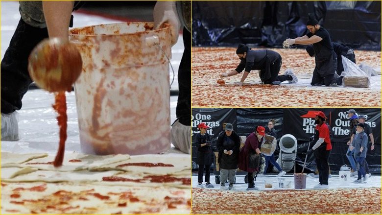 Kjo mund të jetë pica më e madhe në botë