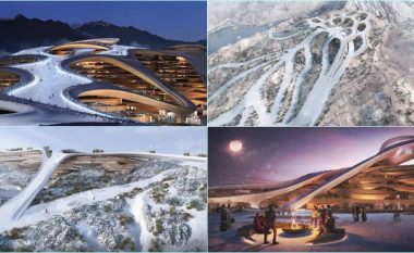 Resort skijimi në shkretëtirë – brenda projektit që është pjesë e ‘megaqytetit’ prej 500 miliardë dollarësh në Arabinë Saudite