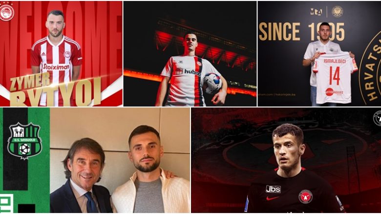 Nga Zymer Bytyqi te Nedim Bajrami e Astrit Selmani, futbollistët shqiptarë që ndërruan skuadër ditën e fundit të afatit kalimtar