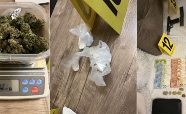 Arrestohen 10 persona në Prishtinë për posedim të drogës dhe armëmbajtje pa leje