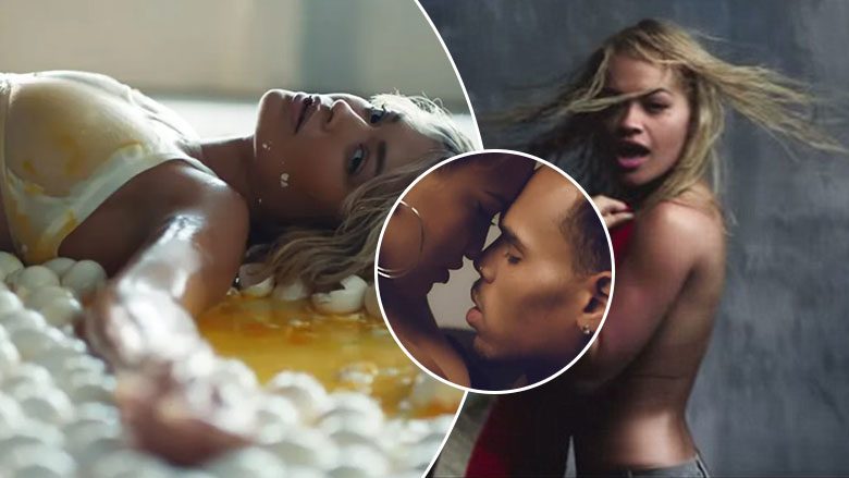 Paraqitjet më ‘të nxehta’ të Rita Orës në klipet e saj ndër vite: Nga puthja me Chris Brownin e deri te ekspozimi ‘topless’