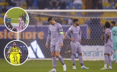 Dalin pamjet se si tifozët dhe lojtari kundërshtar u tallën me Ronaldon në eliminimin e Al Nassr nga Superkupa e Arabisë Saudite