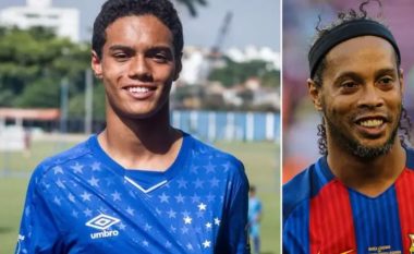 Djali i Ronaldinhos ndjek hapat e babait legjendar, fillon provën te Barcelona