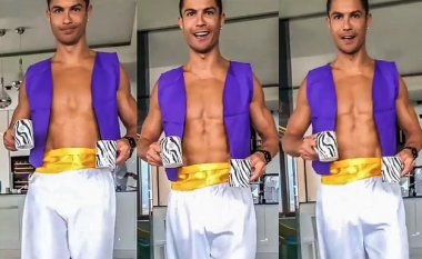 Bëhen virale fotot e Ronaldos, i veshur si Aladdin: Tifozët tallen keq me portugezin në rrjetet sociale