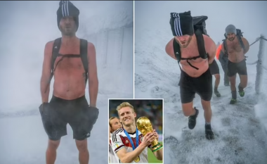 Ish-ylli i Chelseat dhe fituesi i Kupës së Botës realizon sfidën “Iceman Challenge” në temperaturat nën zero
