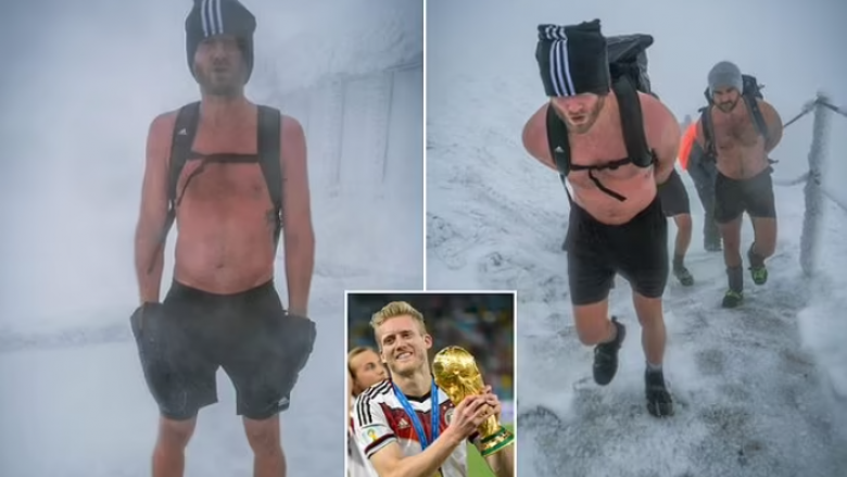 Ish-ylli i Chelseat dhe fituesi i Kupës së Botës realizon sfidën “Iceman Challenge” në temperaturat nën zero
