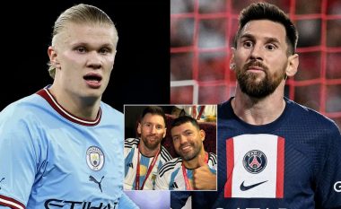 ‘Haaland do të thyejë rekorde, por vetëm Messi mund ta fitojë vet ligën’ – Aguero tregon veçantinë e superyllit argjentinas