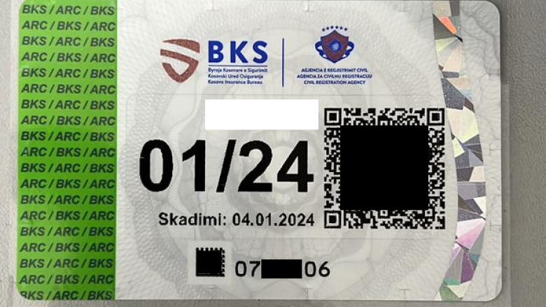 Ndryshojnë tiketat për identifikimin e veturave të regjistruara në Kosovë