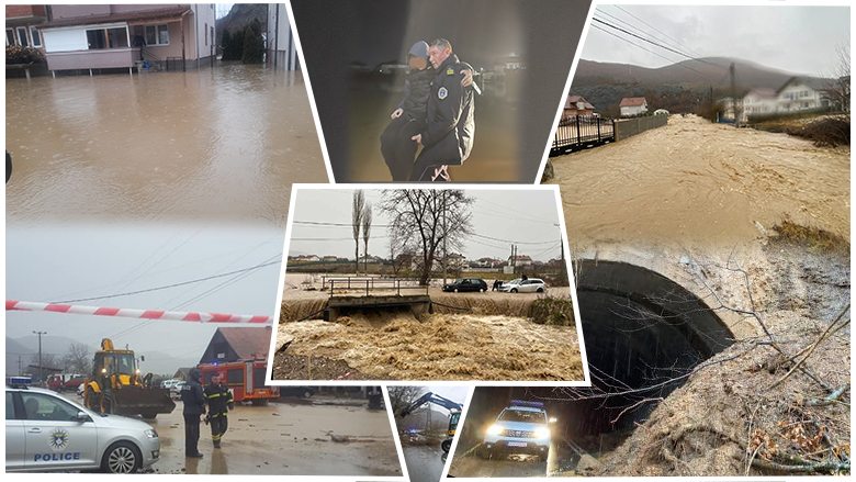 Situata pas vërshimeve në Kosovë, MPB: Intervenime në zona të caktuara dhe largim i ujit në shtëpitë dhe zonat e vërshuara