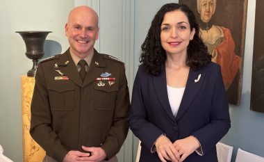 Osmani në Mynih, takohet me gjeneralin e NATO-s