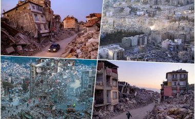 Tërmetet shkatërruese në Turqi dhe Siri, pamje që tregojnë momente paniku dhe shembje ndërtesash