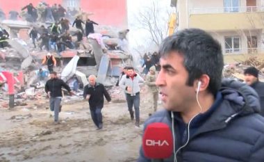 Po raportonte direkt kur filloi për herë të dytë të dridhet toka, pamje rrëqethëse nga Turqia