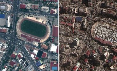 Imazhet satelitore të qyteteve turke para dhe pas tërmetit