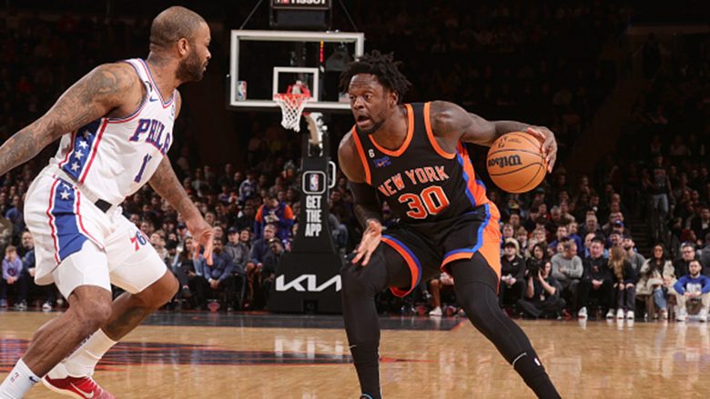 New York Knicks triumfojnë përballë 76ers