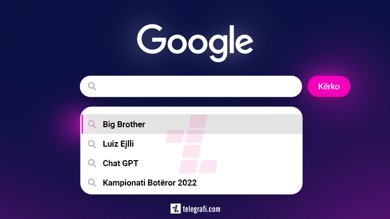 Në të gjithë botën në Google kryeson kërkimi për ChatGPT dhe Botërorin, në Kosovë e Shqipëri dominojnë kërkimet për Big Brother