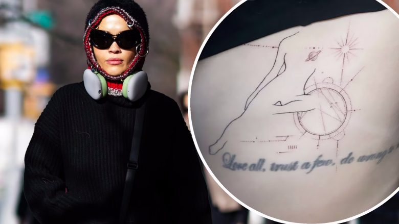 Rita Ora shton tatuazhe të reja në trupin e saj