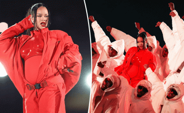 Rihanna rikthehet me performancë madhështore në “Super Bowl 2023” - zbulon shtatzëninë e dytë