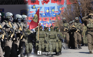 Parakalimi i trupave të FSK-së dhe Policisë së Kosovës në tri sheshet e Prishtinës, qytetarët i presin me duartrokitje