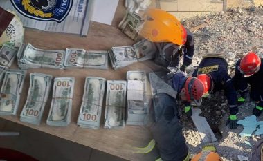 Një ekip i huaj i kërkim-shpëtimit thuhet se ka gjetur 150 mijë dollarë në rrënoja, pas tërmetit në Turqi