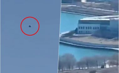 Fotografia më e qartë e balonës kineze në ajër, piloti i aeroplanit amerikan fluturoi mbi objektin pak çaste para se ta rrëzonte dhe bëri një selfie