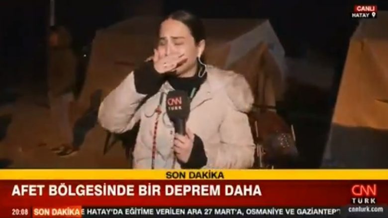Gazetarja e CNN-t në lot pas tërmeteve të reja në Turqi: Ishte tepër i fortë