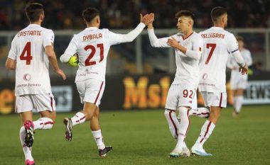 Roma barazon me Leccen, vendosin golat e shënuar në pjesën e parë